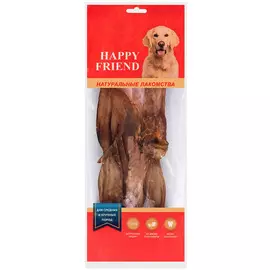 Лакомство для собак HAPPY FRIEND Уши кроличьи для средних и крупных пород