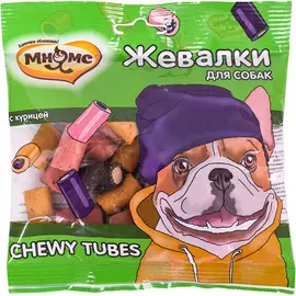 Лакомство для собак Мнямс Жевалки Chewy Tubes с курицей 150 г