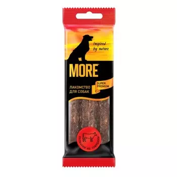 Лакомство для собак More колбаски из говядины 45 г