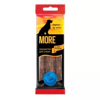 Лакомство для собак More колбаски из утки 45 г