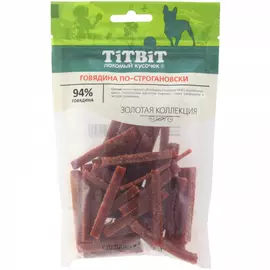 Лакомство для собак TITBIT Говядина по-строгановски Золотая коллекция 80 г