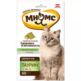 Лакомство МНЯМС Здоровье и активность Курица и сыр 60г