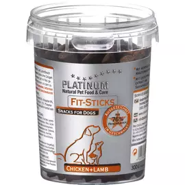 Лакомство PLATINUM колбаски курица + ягненок 300 г