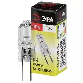 Лампа галогенная ЭРА G4-JC-10W-12V