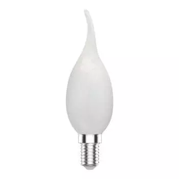 Лампа Gauss Basic Filament Свеча на ветру 4,5W 400lm 4100К Е14 milky LED 1/10/50