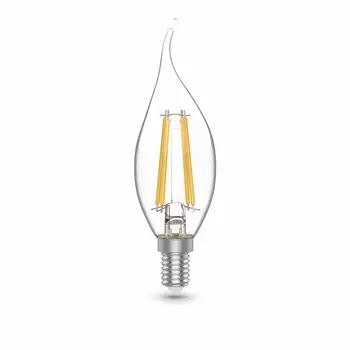 Лампа Gauss Basic Filament Свеча на ветру 5,5W 510lm 2700К Е14 LED (3 лампы в упаковке) 1/20