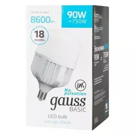 Лампа Gauss Basic T160 90W 6500K E40