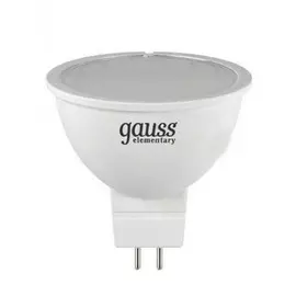 Лампа Gauss Elementary MR16 11W 3000K GU5.3