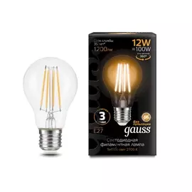 Лампа Gauss Filament 12W 2700К Е27