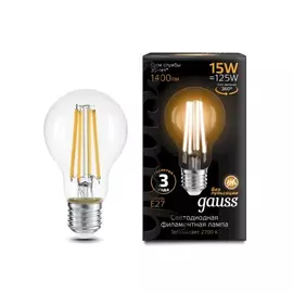 Лампа Gauss Filament 15W 2700К Е27