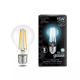Лампа Gauss Filament 15W 4100К Е27