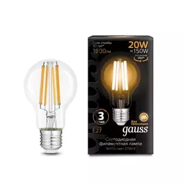 Лампа Gauss Filament 20W 2700К Е27