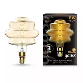 Лампа Gauss Filament Vintage Flexible BD180 8W 2400К Е27