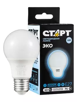 Лампа GP Batteries груша холодный свет 10 вт е27