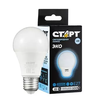 Лампа GP Batteries груша холодный свет 15 вт е27