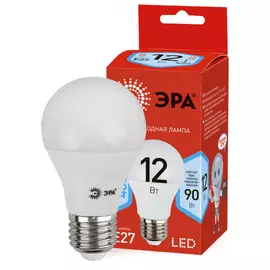 Лампа ЭРА LED А60-12W-840-E27 ECO ЛОН холодный свет
