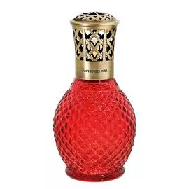 Лампа Lampe berger Оригинал в красном с винтажной оправой 16.5 см