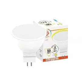 Лампа матовая Ambrella light flat led mr16 6w gu5.3 3000k