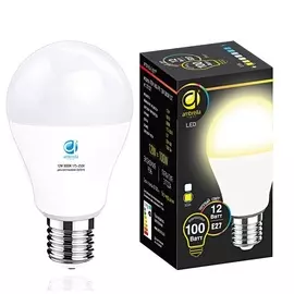 Лампа матовая Ambrella light led a60-pr 12w e27 3000k /100w/