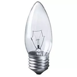 Лампа накаливания Navigator свеча прозрачная 40Вт цоколь E27