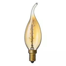 Лампа накаливания винтажная 40Вт цоколь E14 Navigator