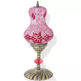 Лампа настольная Exotic мозайка 02517 красная