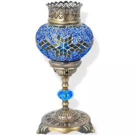 Лампа настольная Exotic мозайка 02539-s синяя
