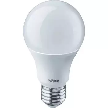 Лампа Navigator LED груша а60 10 вт холодная е27 dimm