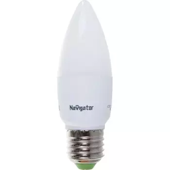 Лампа Navigator LED свеча 8.5вт e27 холодная