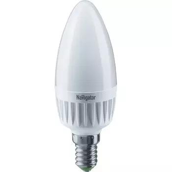 Лампа Navigator LED свеча с37 7 вт теплая е14 3stepdimm