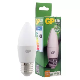 Лампа свеча led GP 7вт цоколь е27 4000k GP LEDC37-7WE27-27K-2CRB1