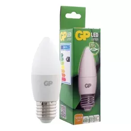 Лампа свеча led GP 7вт цоколь е27 4000k GP LEDC37-7WE27-40K-2CRB1