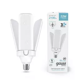 Лампа светодиодная Gauss BASIC 22W 4000K E27 КЛЕВЕР-3