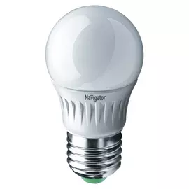 Лампа светодиодная Navigator шарик матовая 7Вт цоколь E27 (холодный свет)