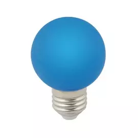 Лампа светодиодная Uniel LED-G60-3W-BLUE-E27-FR-С