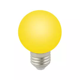 Лампа светодиодная Uniel LED-G60-3W-YELLOW-E27-FR-С