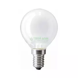 Лампочка PHILIPS LAMPS Standard 40W E14 230V P45 FR 1CT
