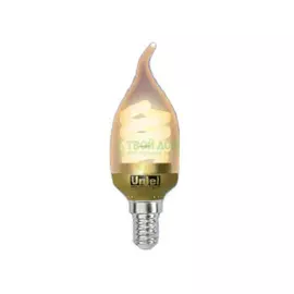 Лампочка UNIEL ESL-C21-W9/GOLD/E14