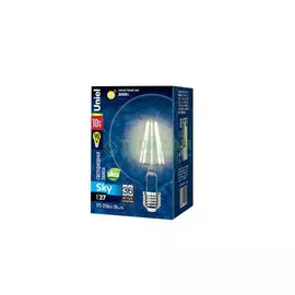 Лампочка Uniel LED-G125-10W/WW/E27/CL PLS02WH