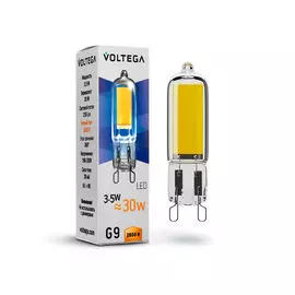 Лампочка Voltega Capsule G9 3.5W 2800К