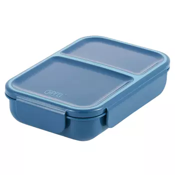 Ланч-бокс Gipfel Siesta 2 отсека 800 мл синий 20х14х4,5 см