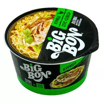 Лапша быстрого приготовления Big Bon Курица с соусом сальса, 85 г