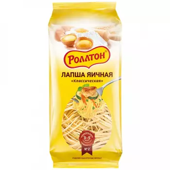 Лапша Роллтон по-домашнему яичная 400 г