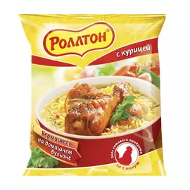 Лапша Роллтон с курицей 60 г