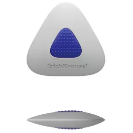Ластик с держателем Erich Krause SmartWay Triangle белый