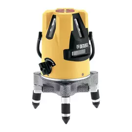 Лазерный уровень Denzel LX3 10м ±03мм/1м 635нм 4 верт 1гор резьба 5/8