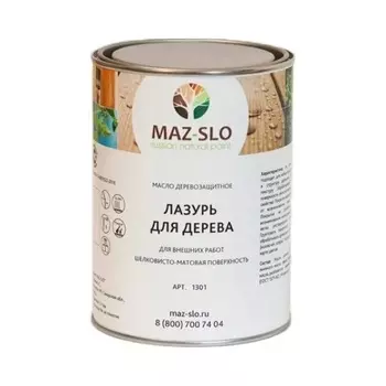 Лазурь для дерева MAZ-SLO орех 1л