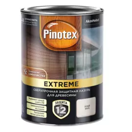Лазурь для дерева Pinotex extreme белая 0.9л