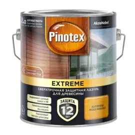 Лазурь для дерева Pinotex extreme калужница 2.5л