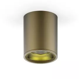 LED светильник накладной HD001 12W (кофе золото) 3000K 79x100,900лм, 1/30